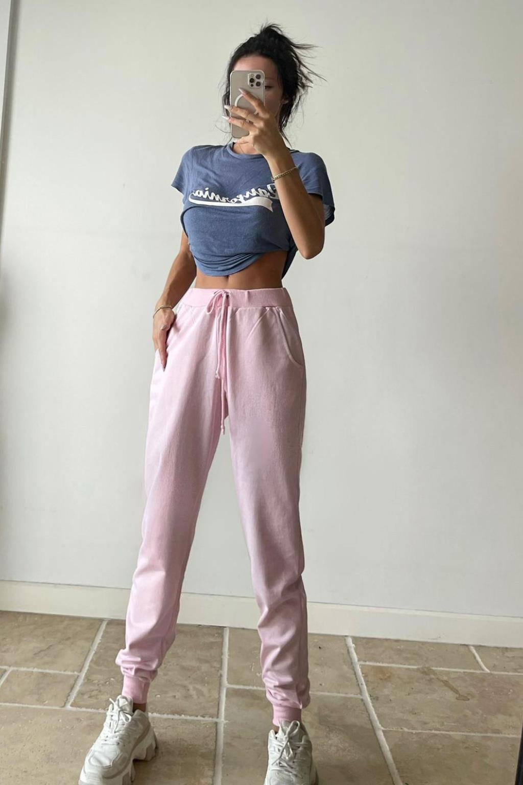 ORJ MARKA PEMBE JOGGER  EŞOFMAN ALT