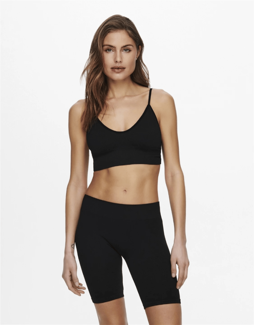PIECES ORJ SİYAH UZUN PAÇA BOXER
