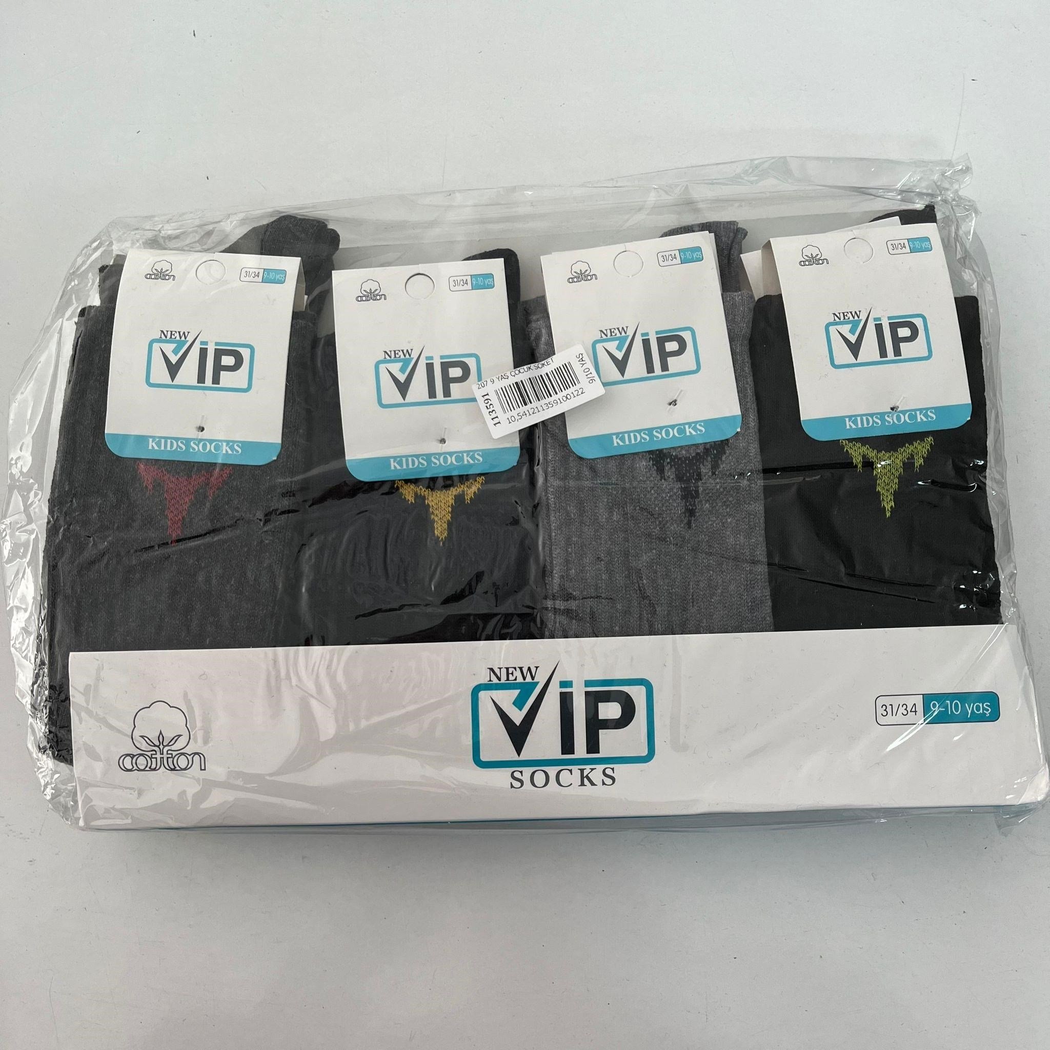 9-10 Yaş Çocuk Çorap 12'Lİ  CDA0454