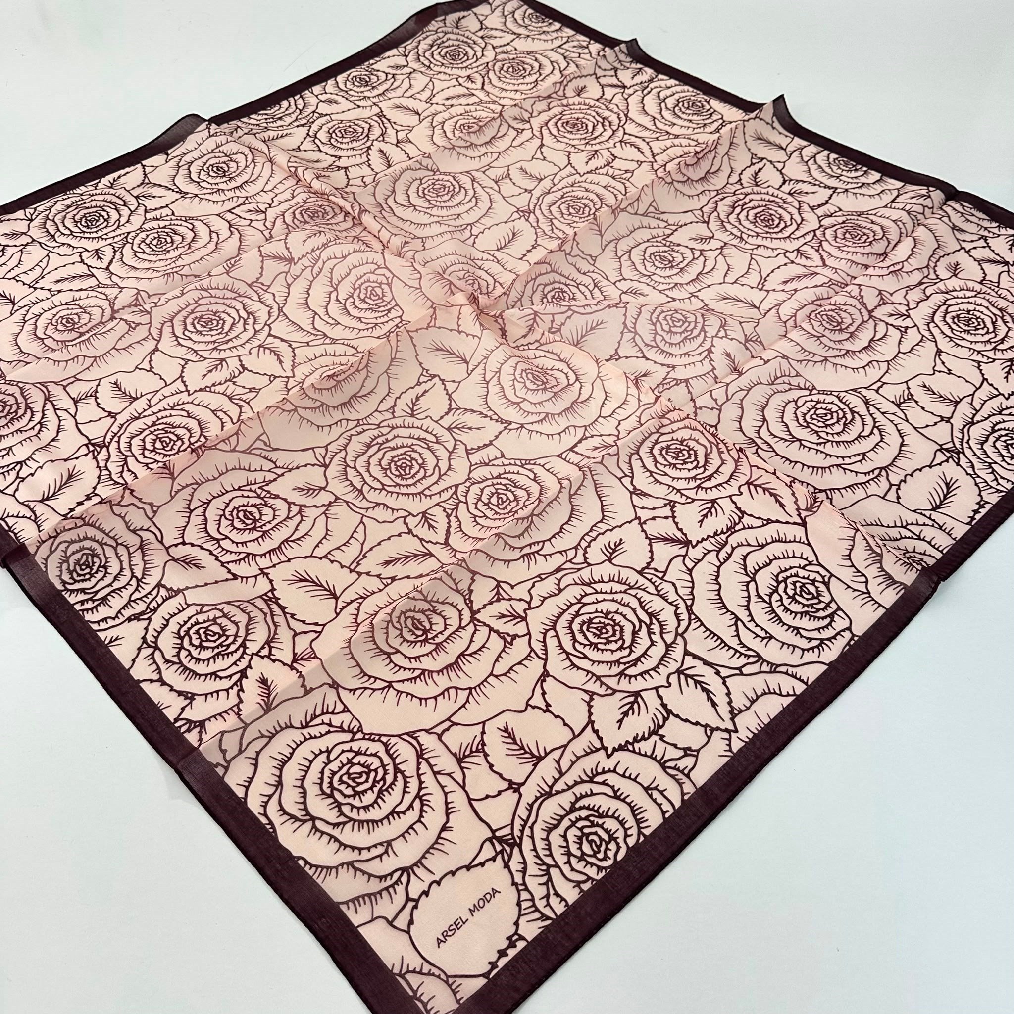 ARSEL MODA Soft Pamuklu Eşarp İtalyan Dikişli LRB7411