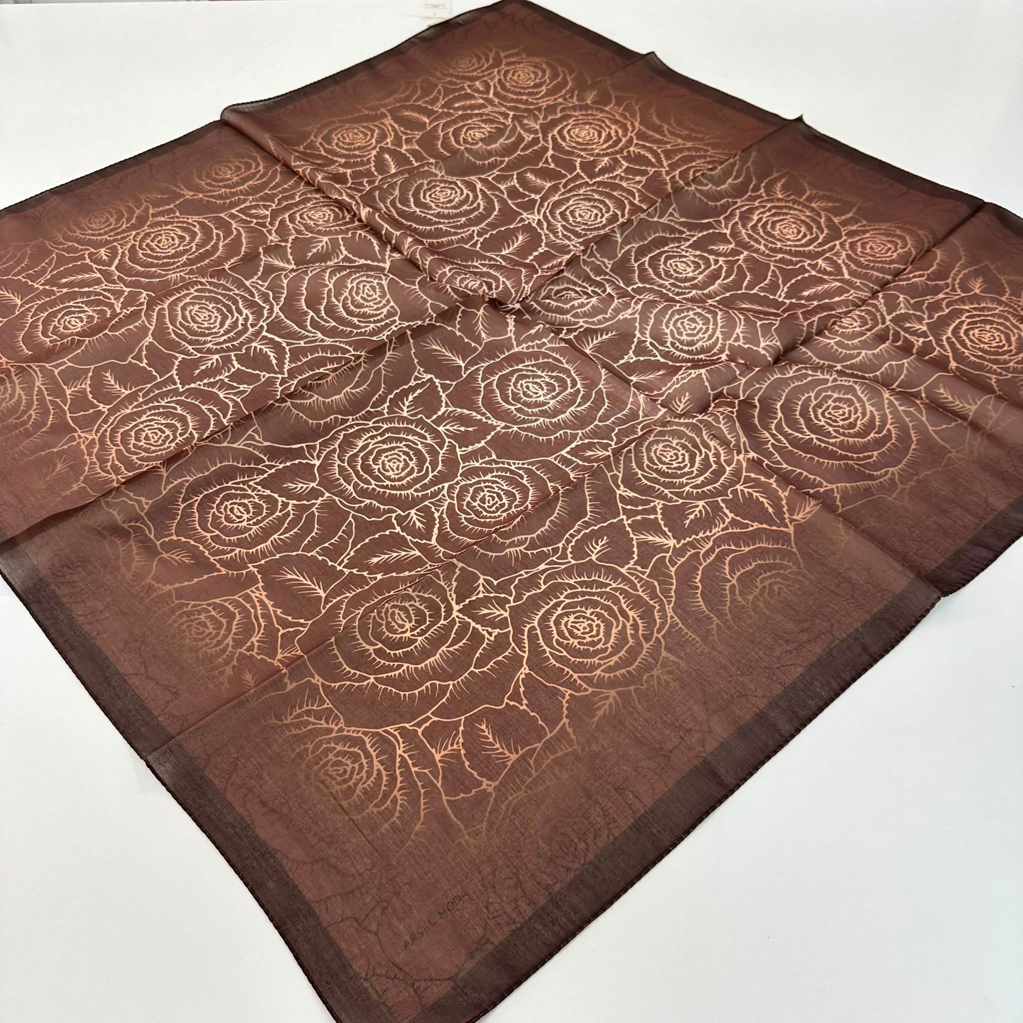 ARSEL MODA Soft Pamuklu Eşarp İtalyan Dikişli LRB7415