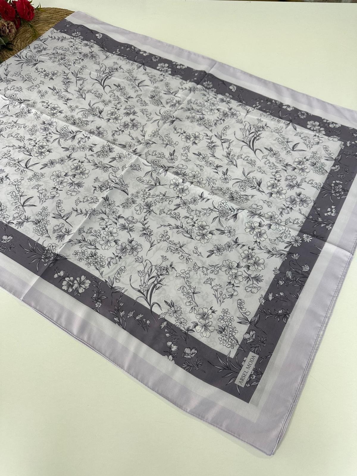 ARSEL MODA Soft Pamuklu Şal Çiçek Desen LBD2613