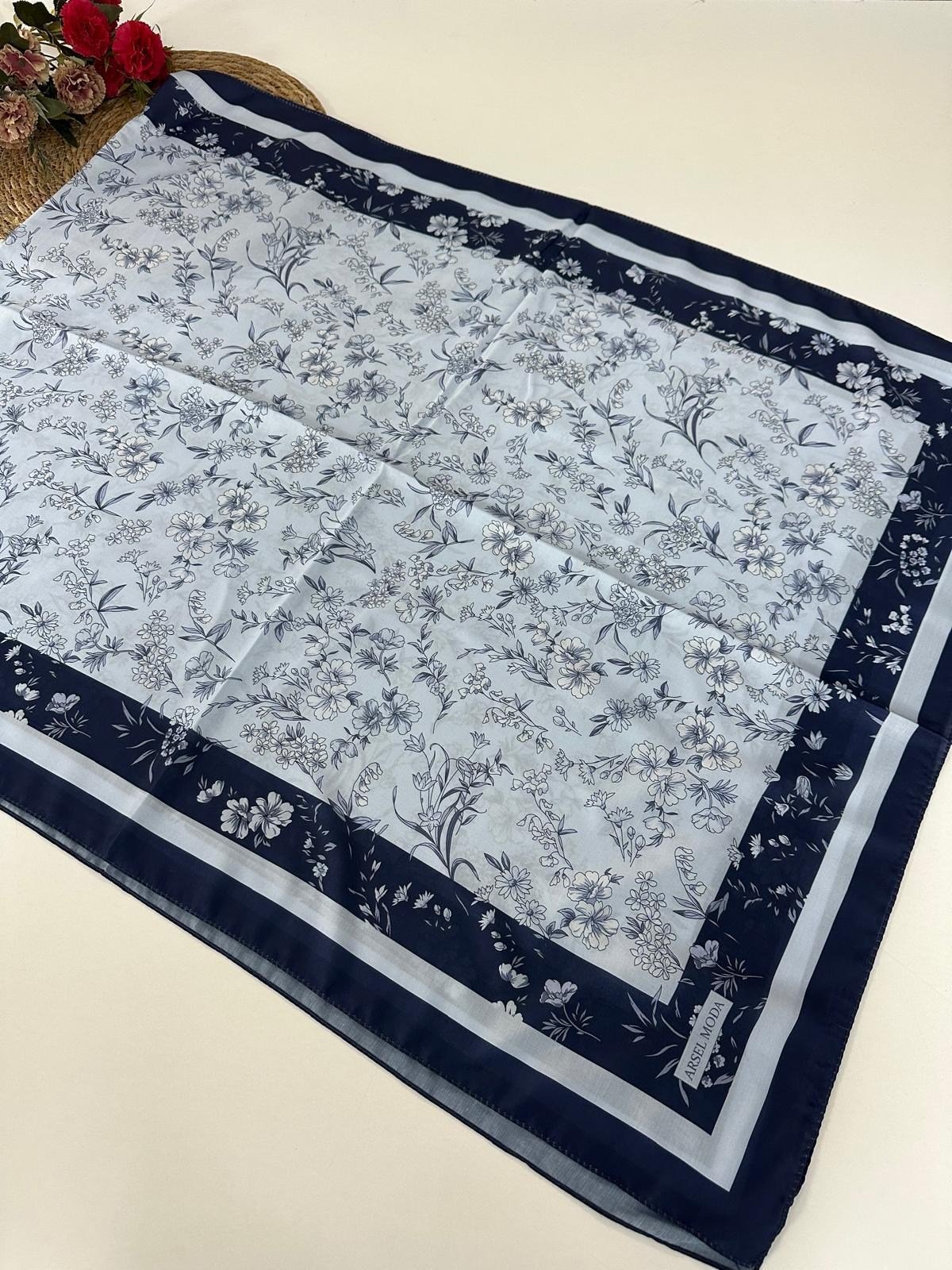ARSEL MODA Soft Pamuklu Şal Çiçek Desen LBD2601