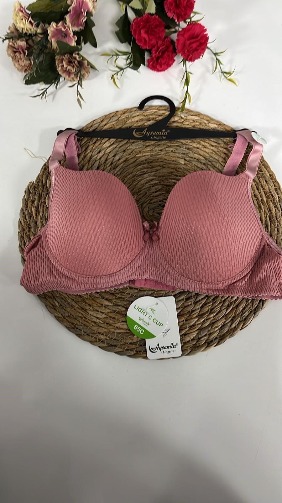 AYSEMİN Bayan C Kalıp Desteksiz Soft Pembe STR504902