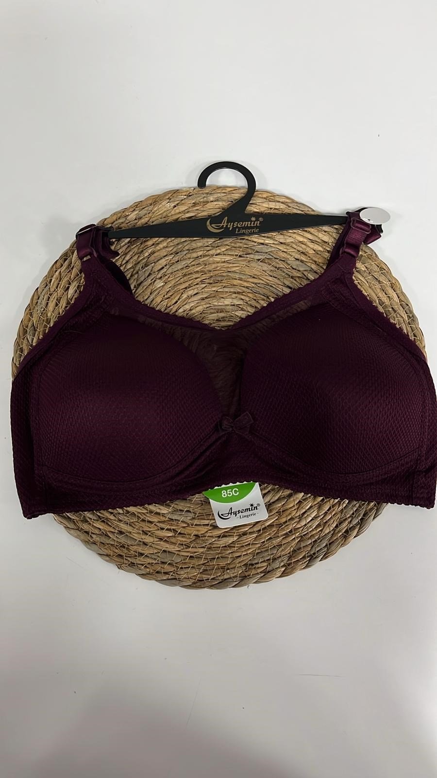 AYSEMİN Bayan Desteksiz Sütyen Bordo STR509901