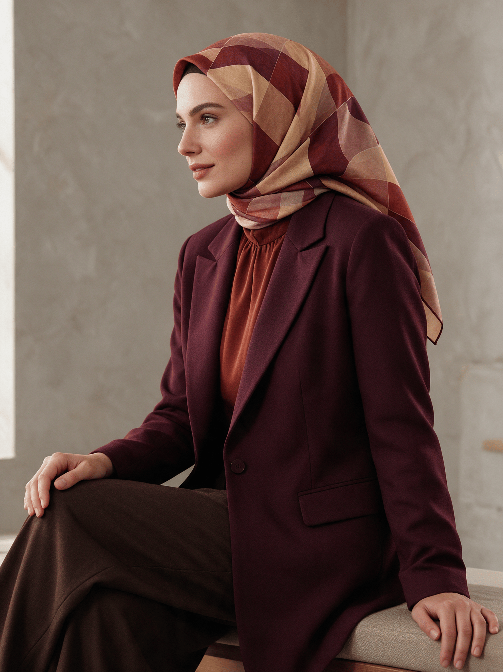 Belessia Soft Natural Serisi Eşarp Soft  BBC3501