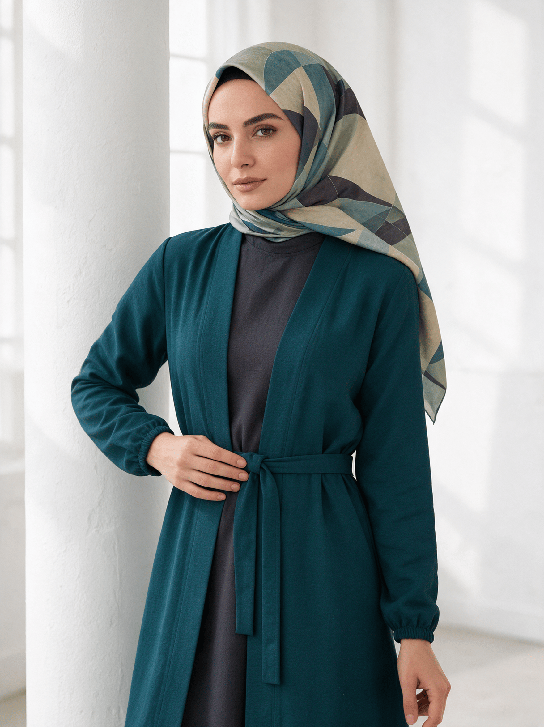 Belessia Soft Natural Serisi Eşarp Soft  BBC3511