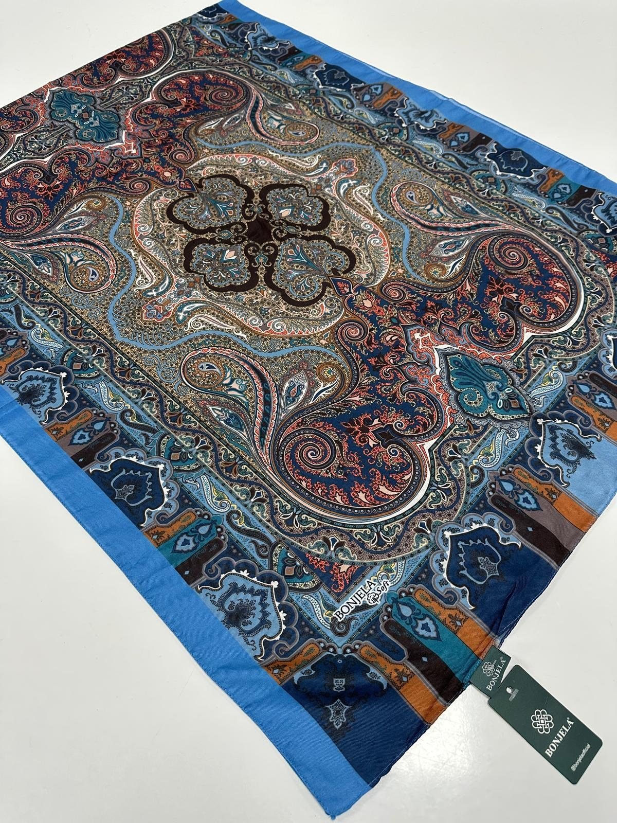 Bonjela Soft Pamuklu Şal Etro Desen LBS1708