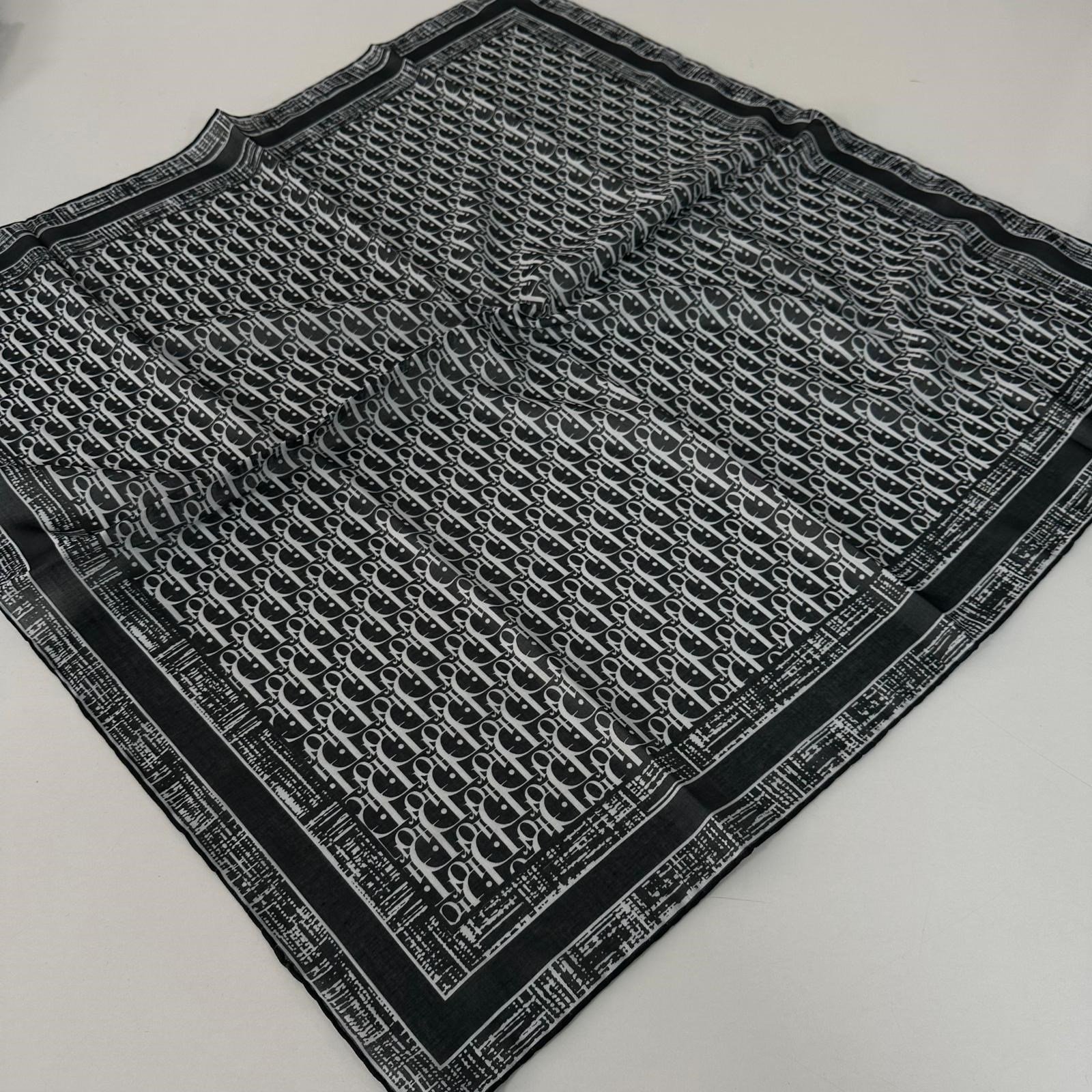 D desen soft Pamuklu Eşarp LRB3001