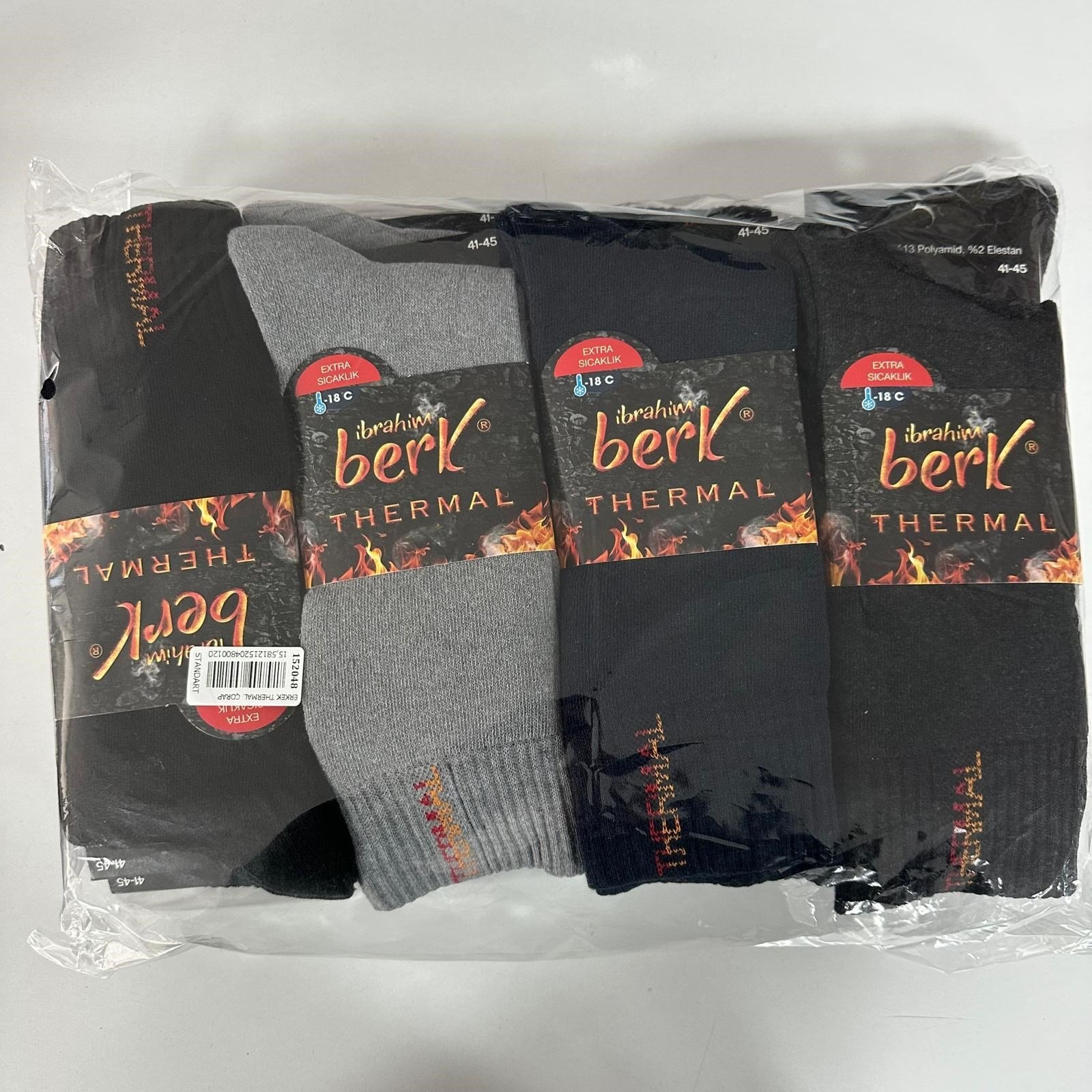 Erkek Thermal Çorap 12'Lİ  CDA0178