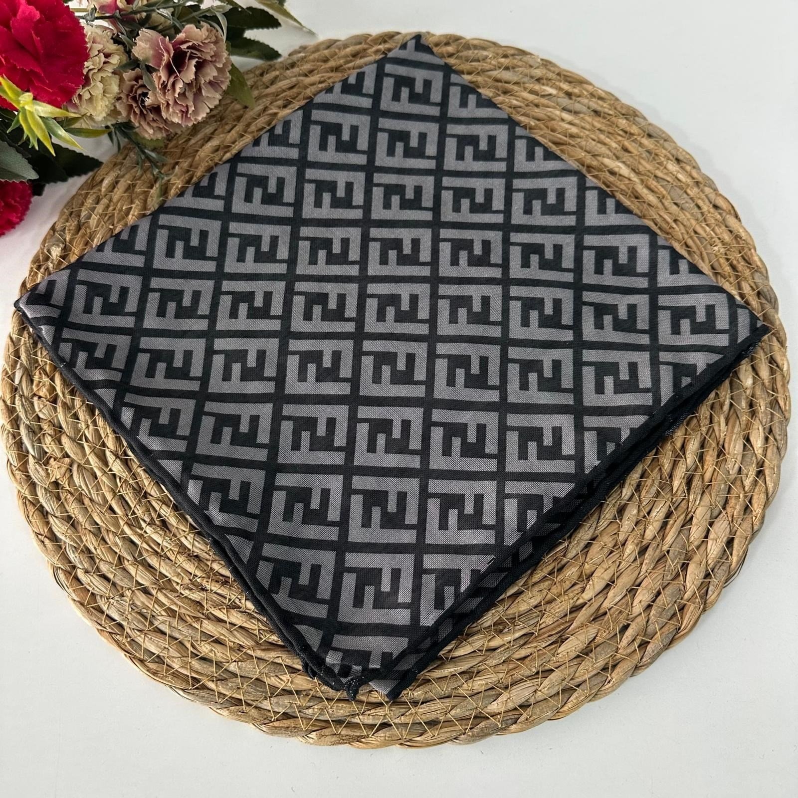 F desen soft Pamuklu Eşarp LRB3208