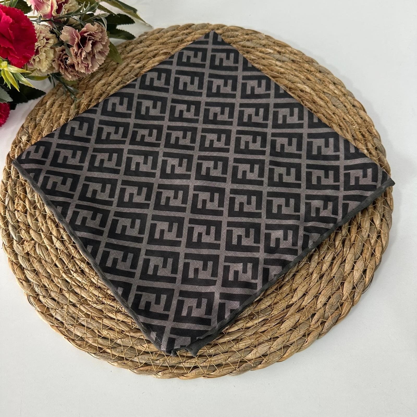 F desen soft Pamuklu Eşarp LRB3210