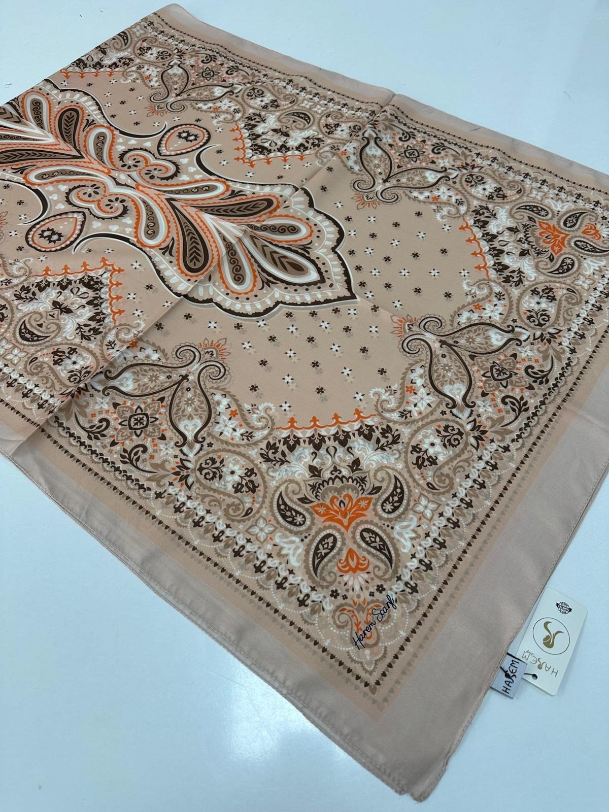 Harem Desenli Vual İpeksi Şal HVD0202
