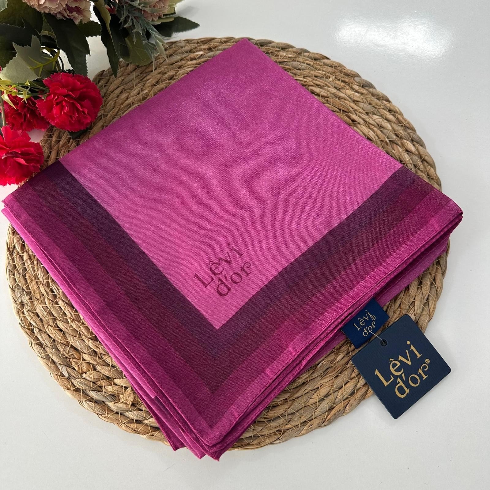 Levi'dor Kehribar Eşarp Fuşya LTR0214