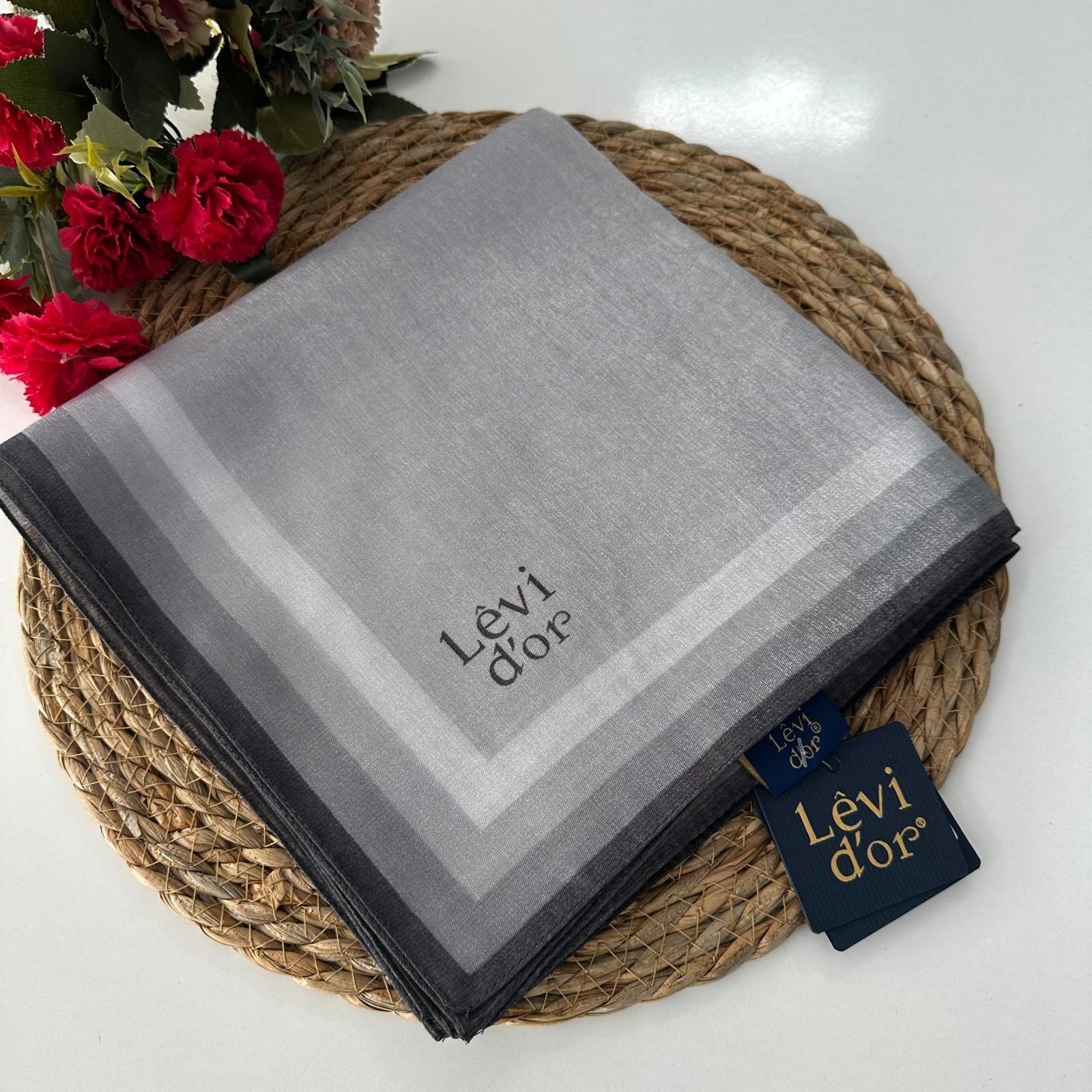 Levi'dor Kehribar Eşarp Gri LTR0204