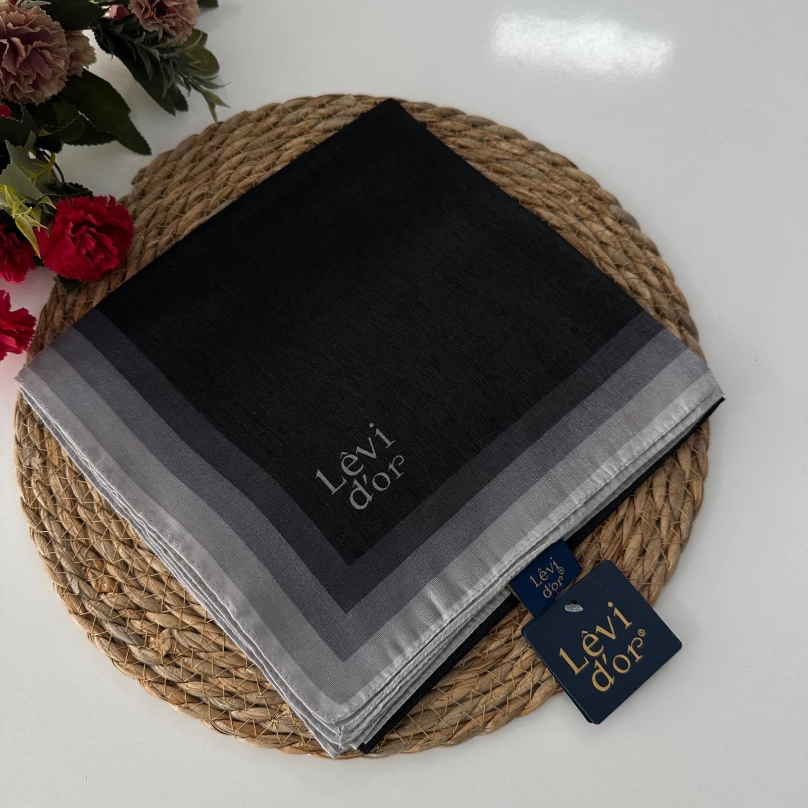 Levi'dor Kehribar Eşarp Siyah LTR0201