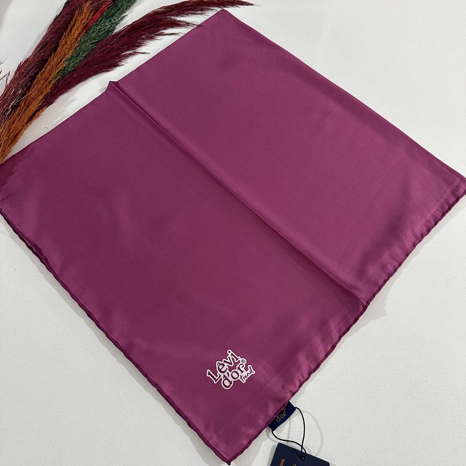 Levi'dor Trend Düz Renk Eşarp Mürdüm LVB05