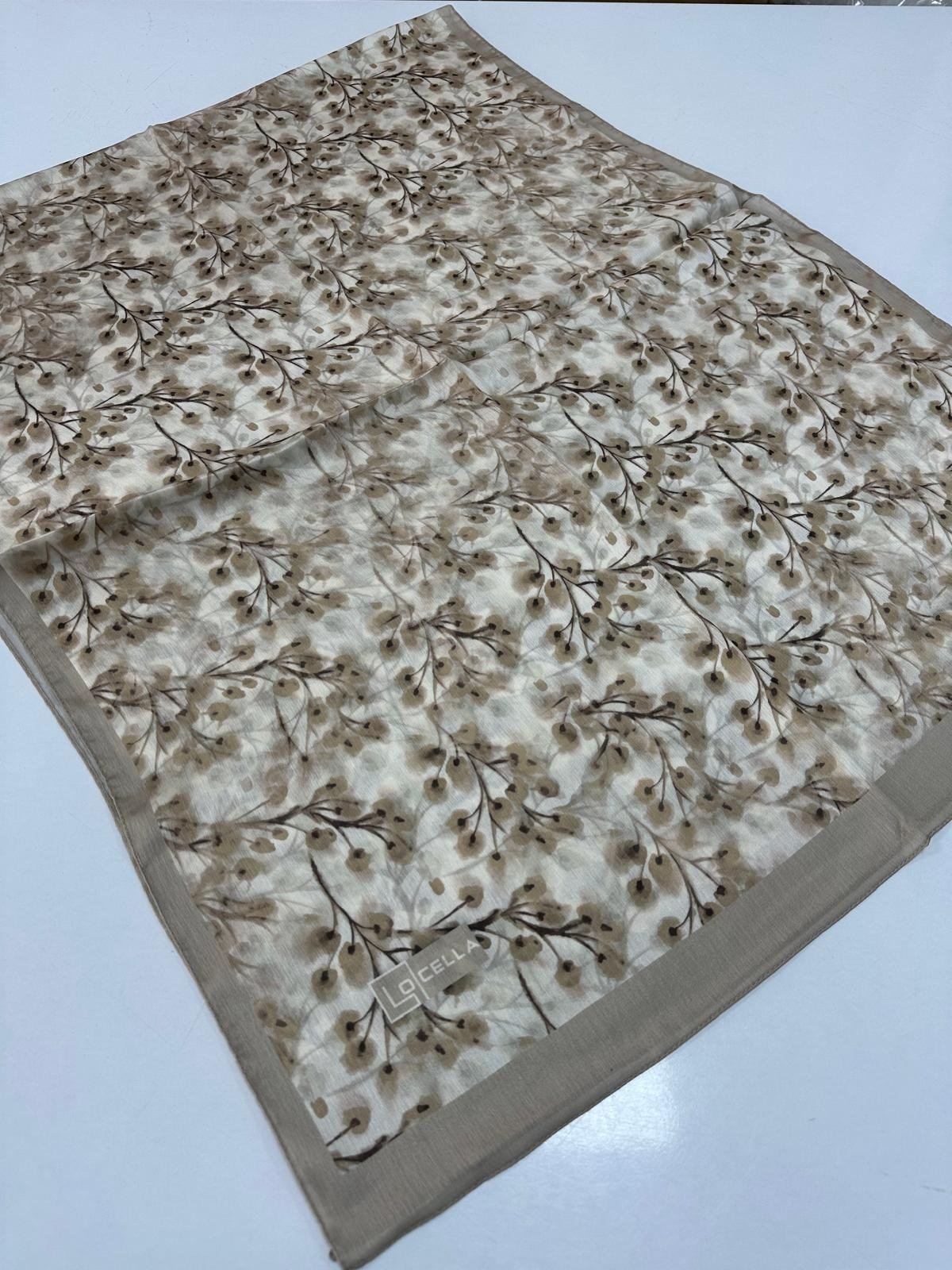 Locella İdol Saten İpek Şal LWR1208