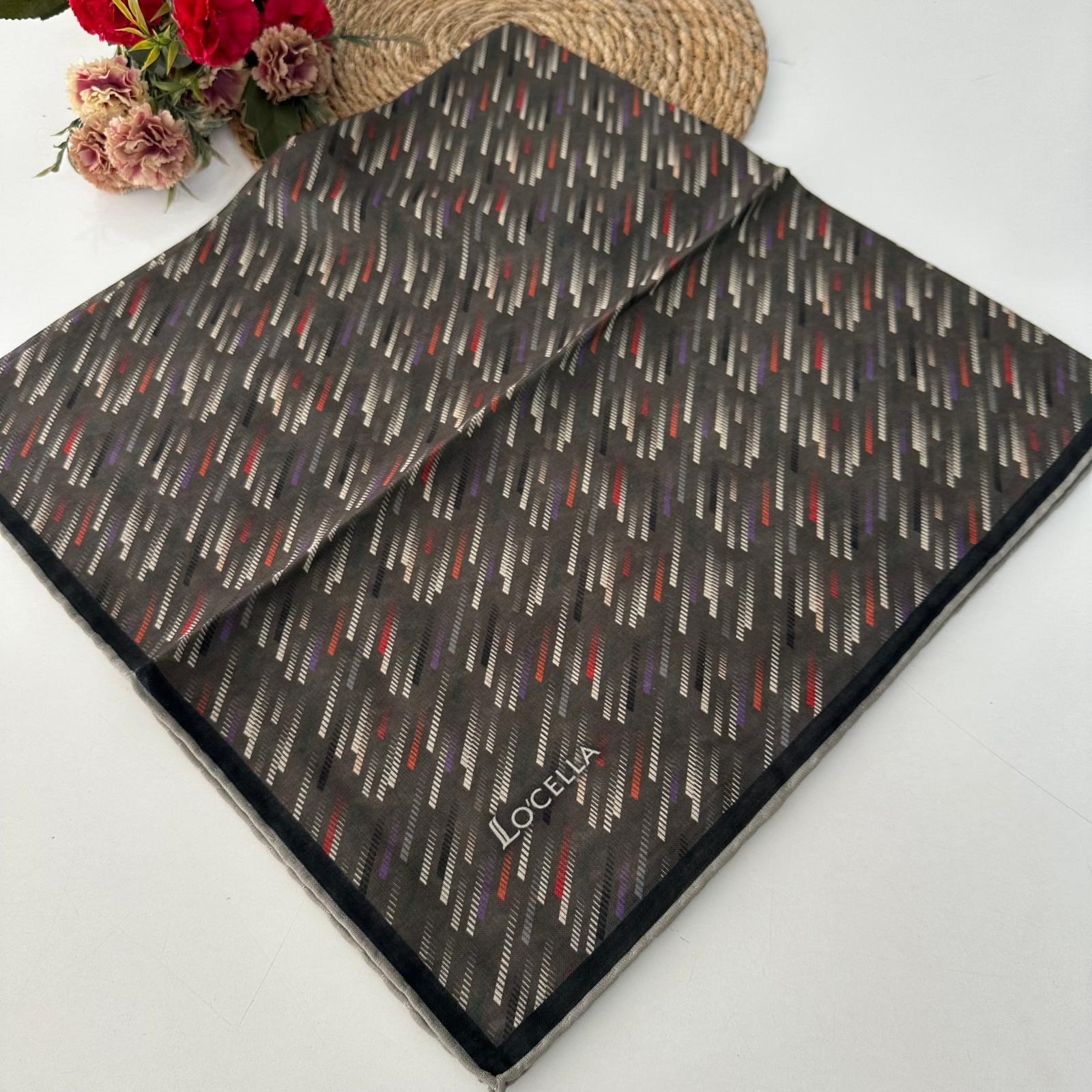 Locella Soft Pamuklu  Eşarp Haki   LDFC5702