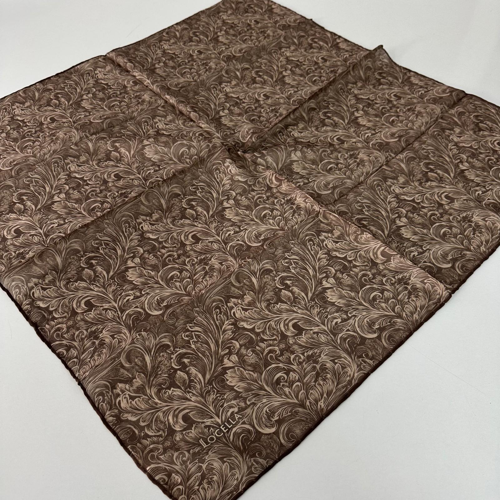Locella Soft Pamuklu Eşarp Kahve Serisi LDFF0802