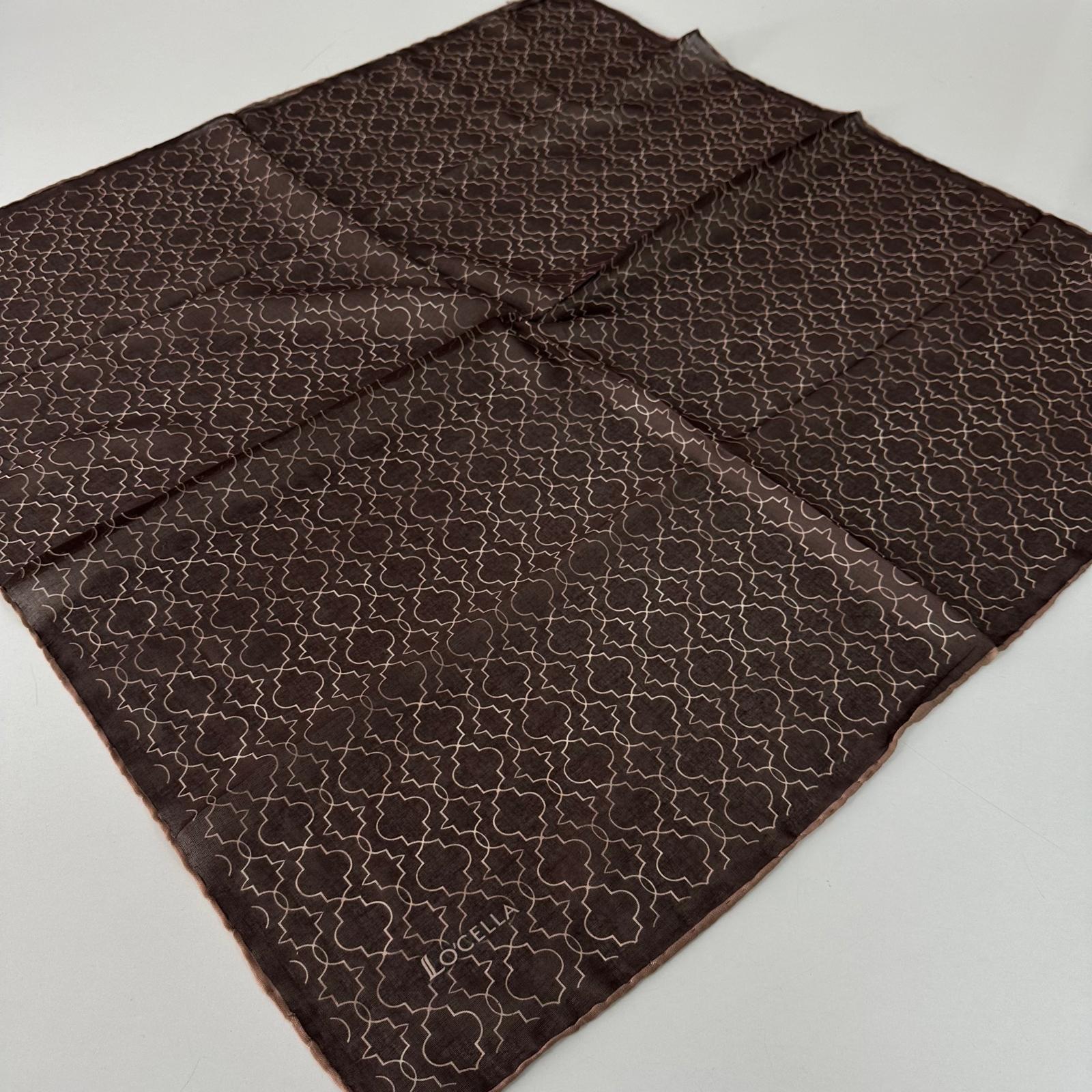 Locella Soft Pamuklu Eşarp Kahve Serisi LDFF0807