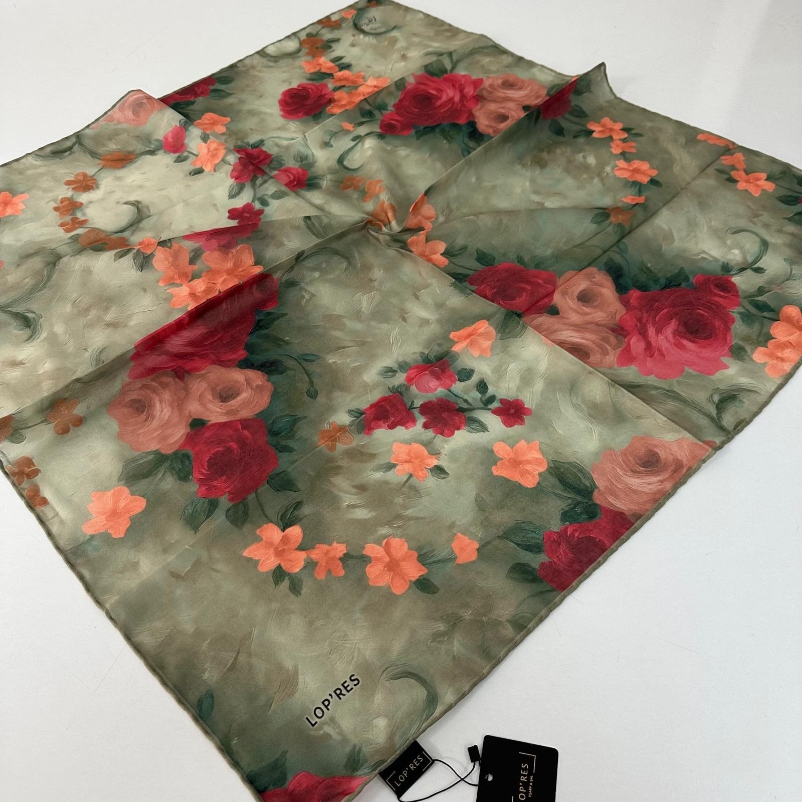 Lop'res Soft Pamuklu Eşarp  LDN7104