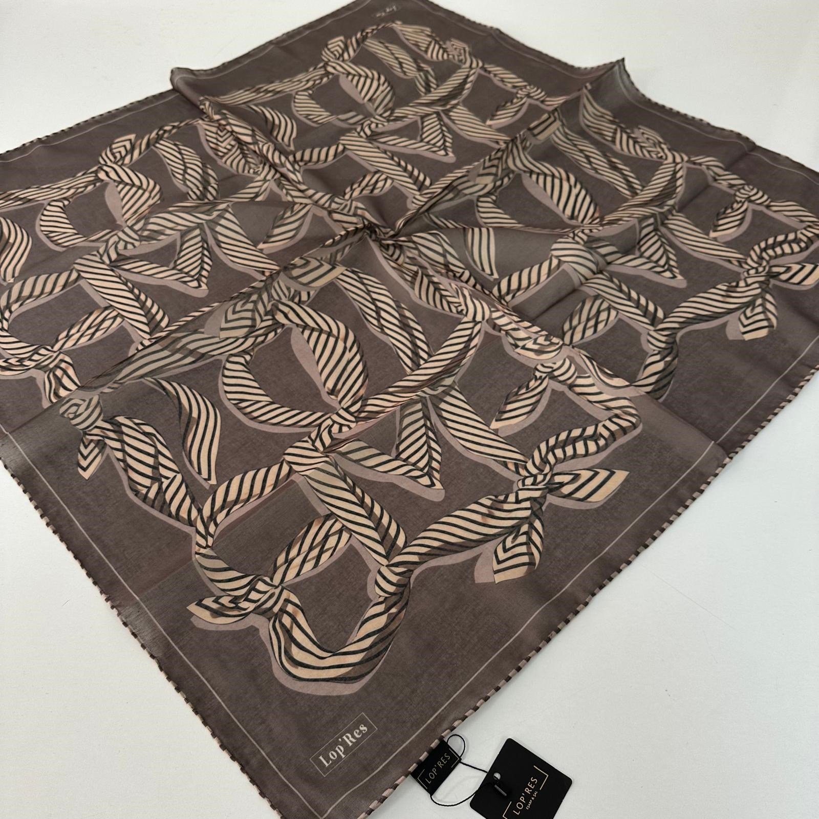 Lop'res Soft Pamuklu Eşarp LDNA0104