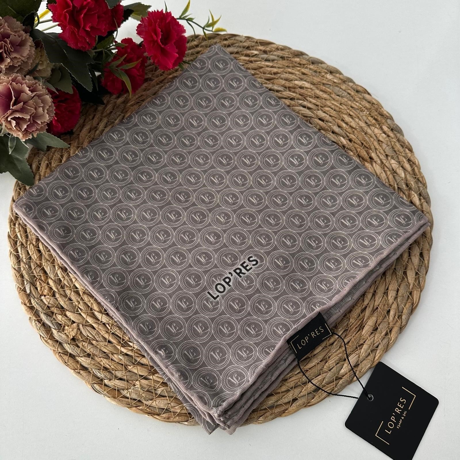 Lop'res Soft Pamuklu Eşarp LDNA0311