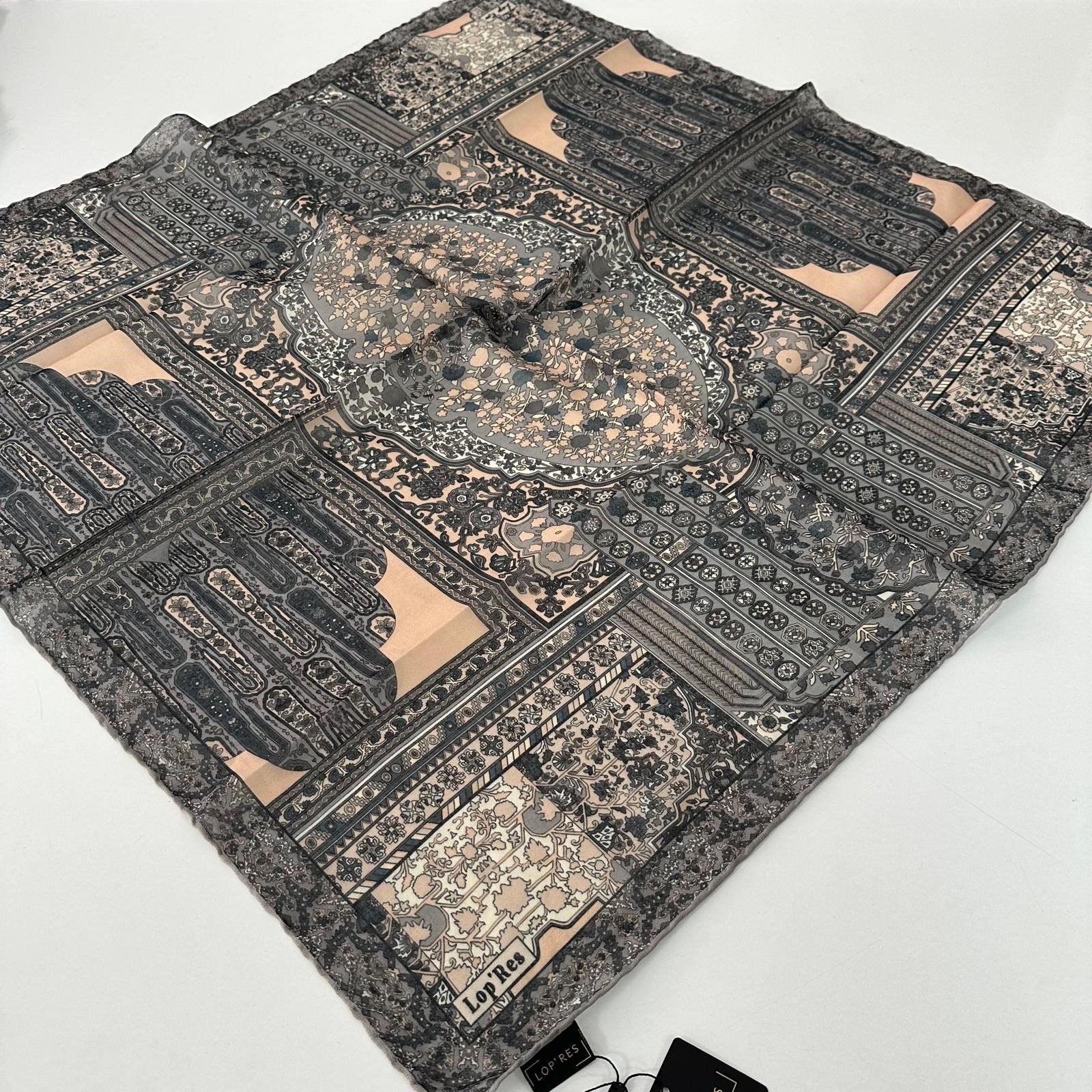Lop'res Soft Pamuklu Eşarp LDNA0411