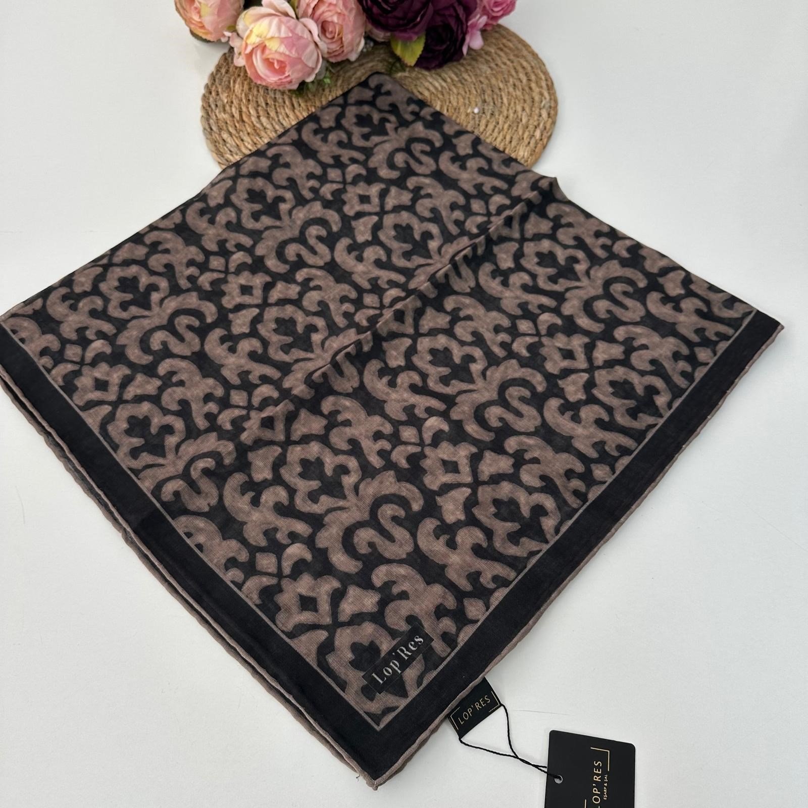 Lop'res Soft Pamuklu Eşarp  LDNA1004