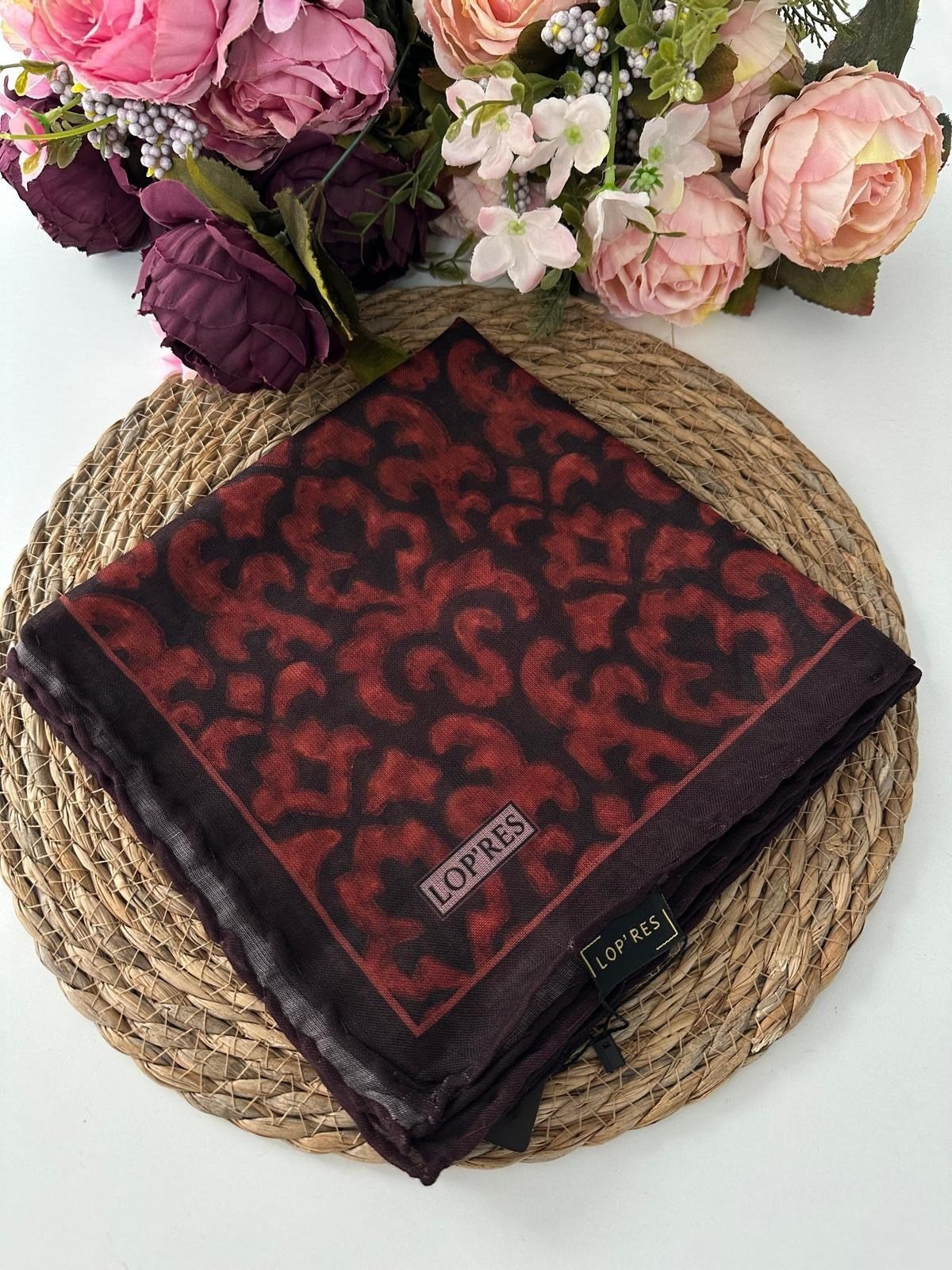 Lop'res Soft Pamuklu Eşarp LDNA2302
