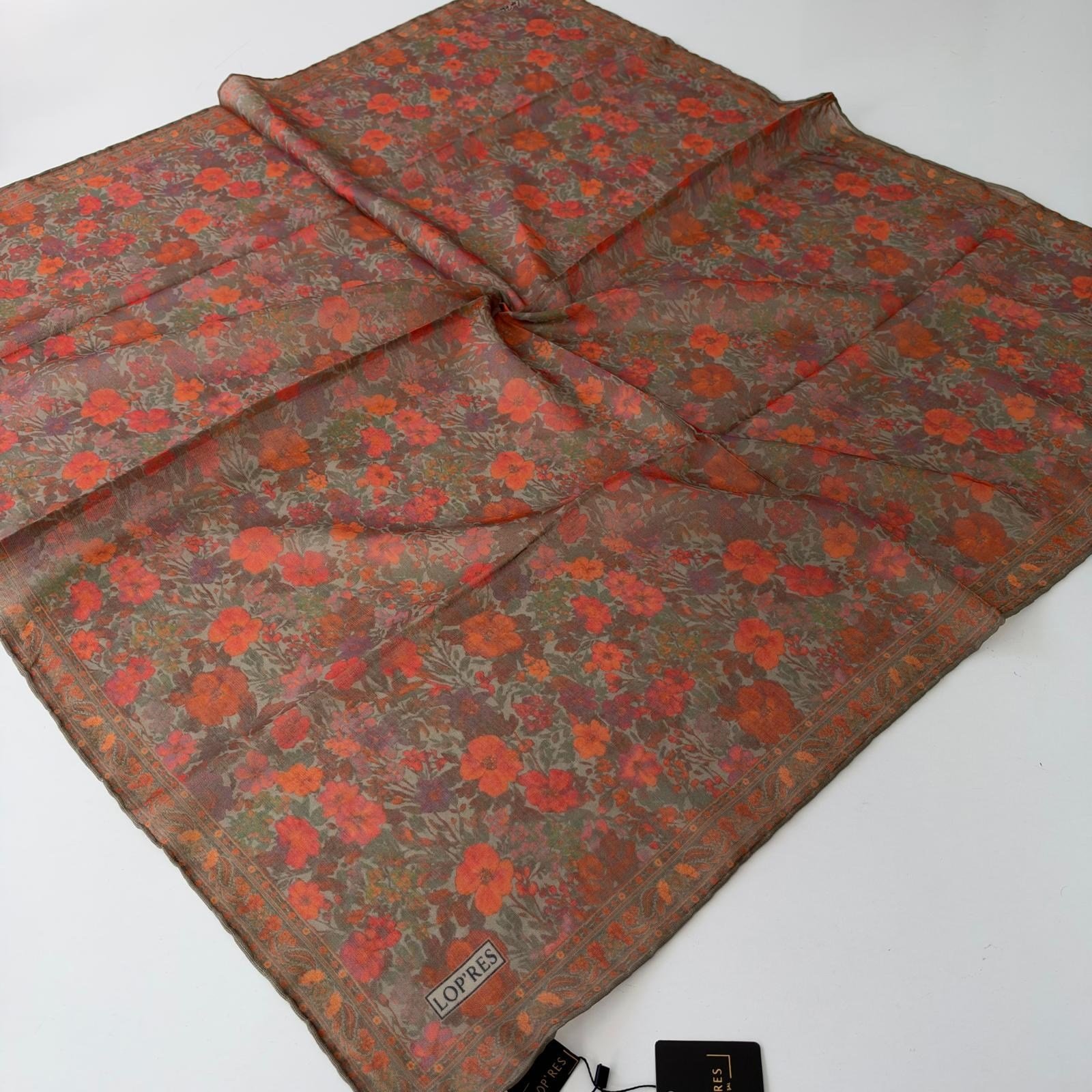 Lop'res Soft Pamuklu Eşarp LDNA2404