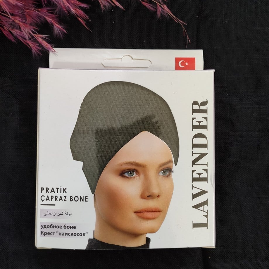 Lüx Premium Çapraz Boru Bone Haki Yeşil