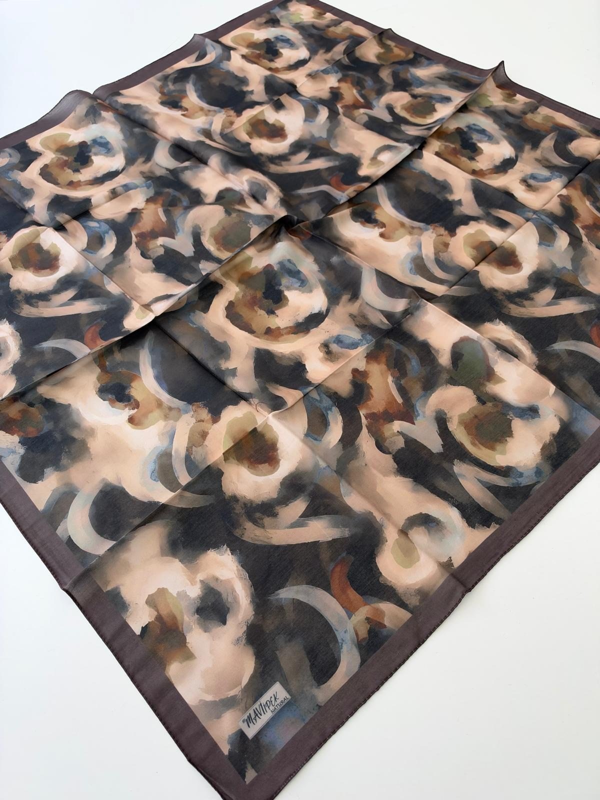 Mavi İpek Natural Soft Eşarp LGC0114