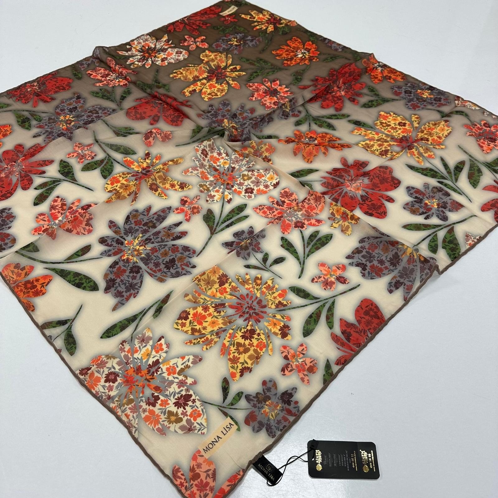 Mona Lisa Soft Pamuklu Eşarp LDFR4604