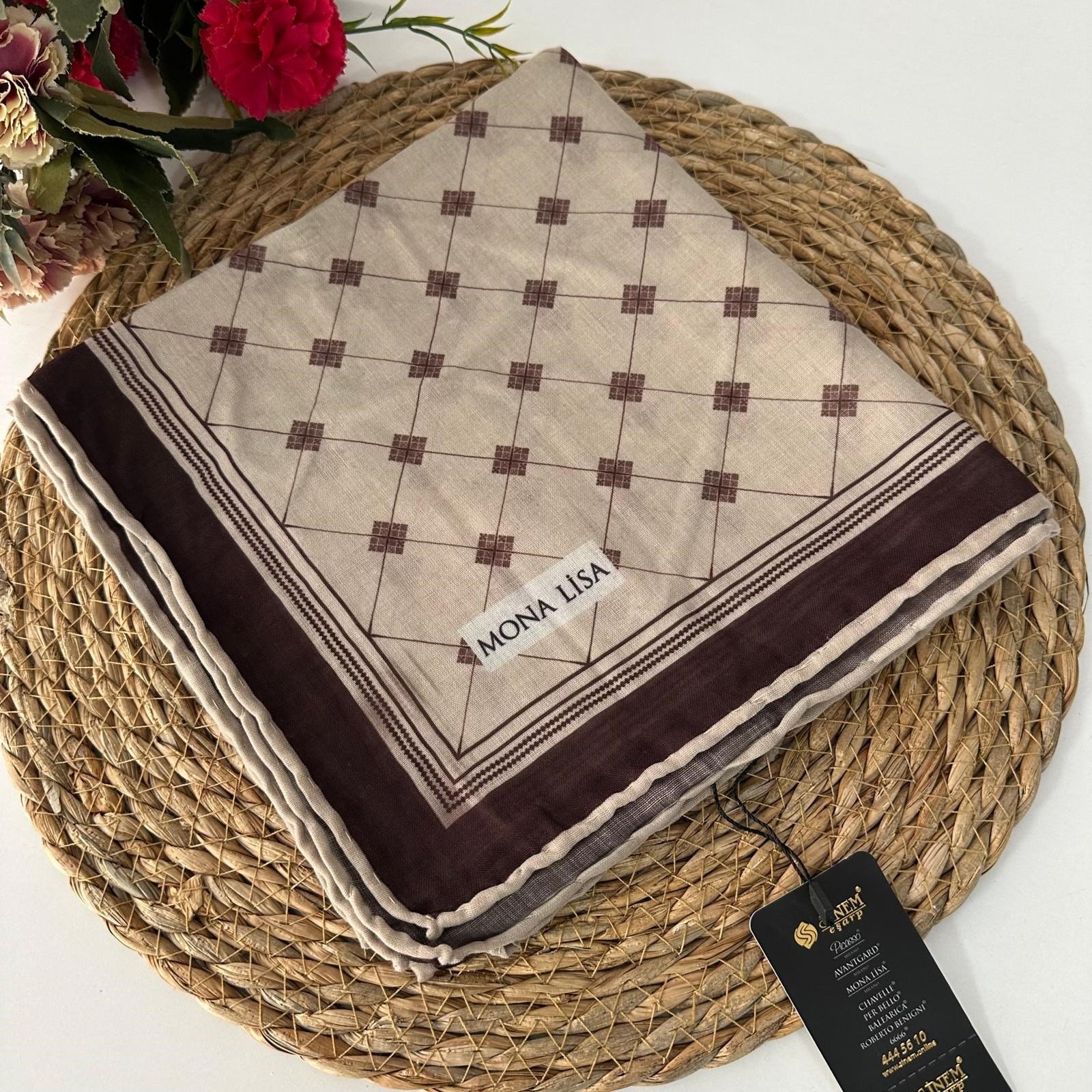 Mona Lisa Soft Pamuklu Eşarp LDFR7015