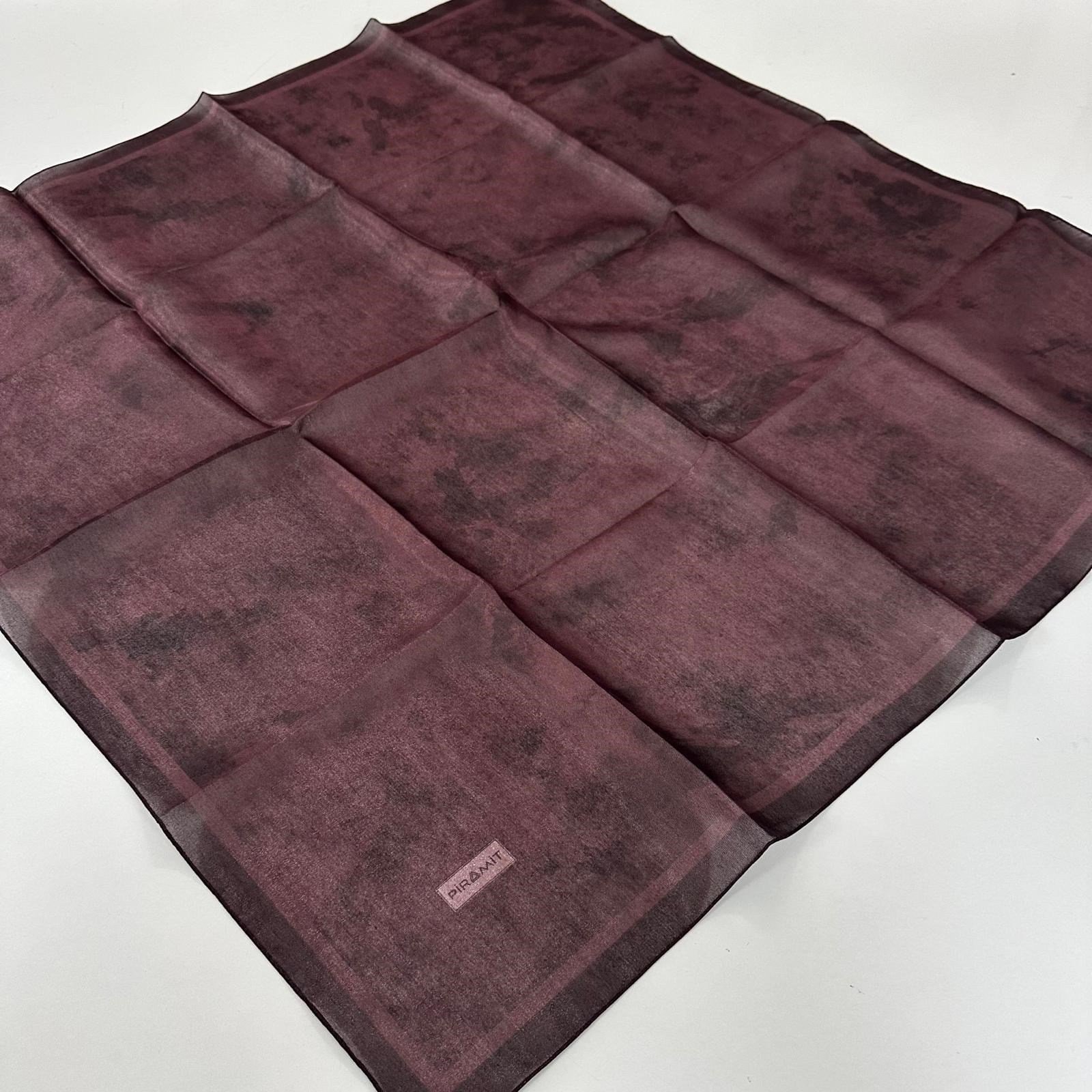 Piramit Desenli Kehribar Eşarp LTP0517