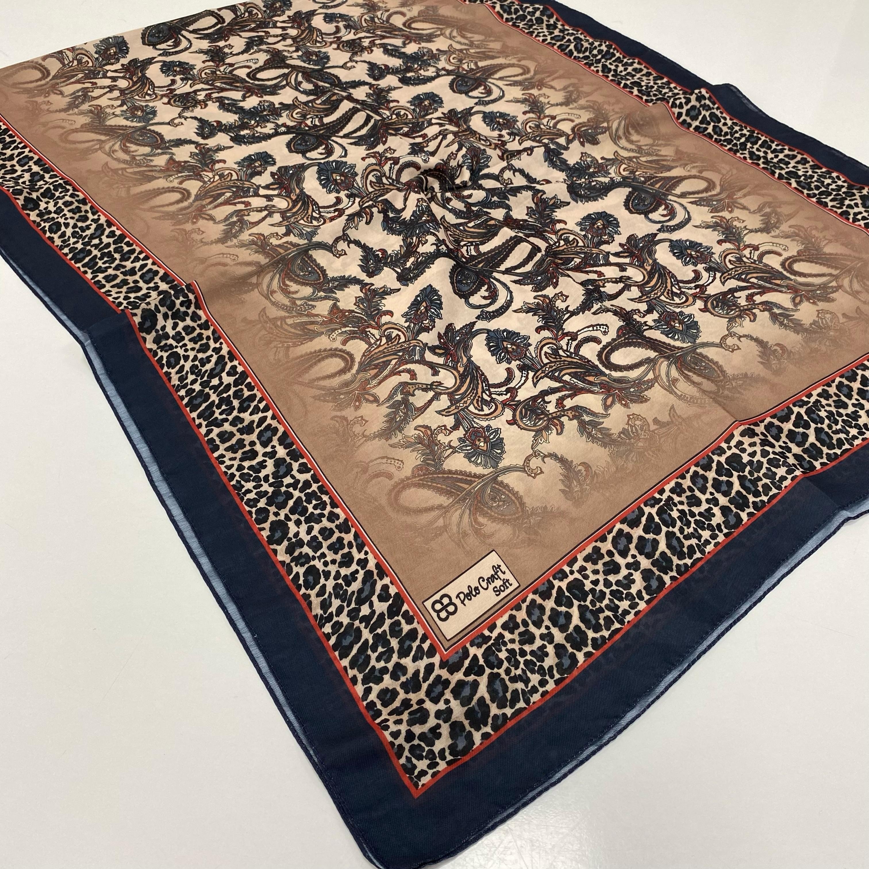 Polo Craft Soft Pamuklu Şal Etro Desen FZY0614