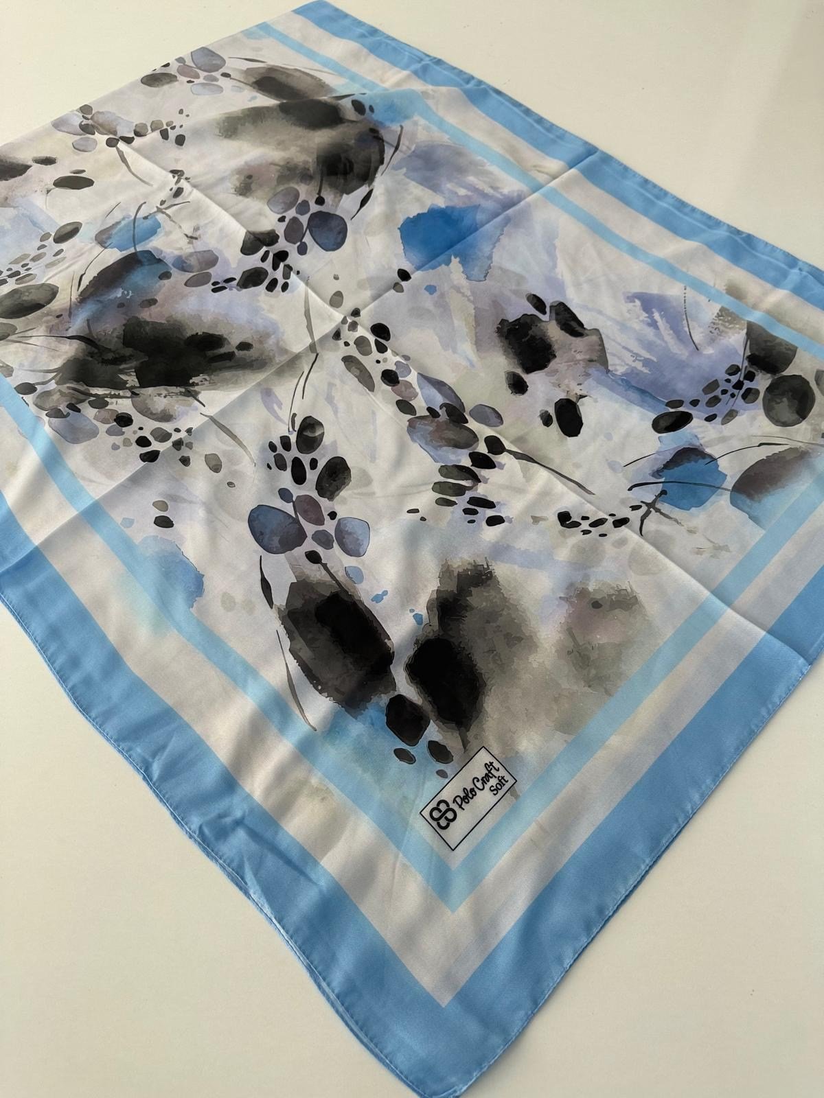 Polo Craft Soft Pamuklu Şal Mavi Serisi FZY0807