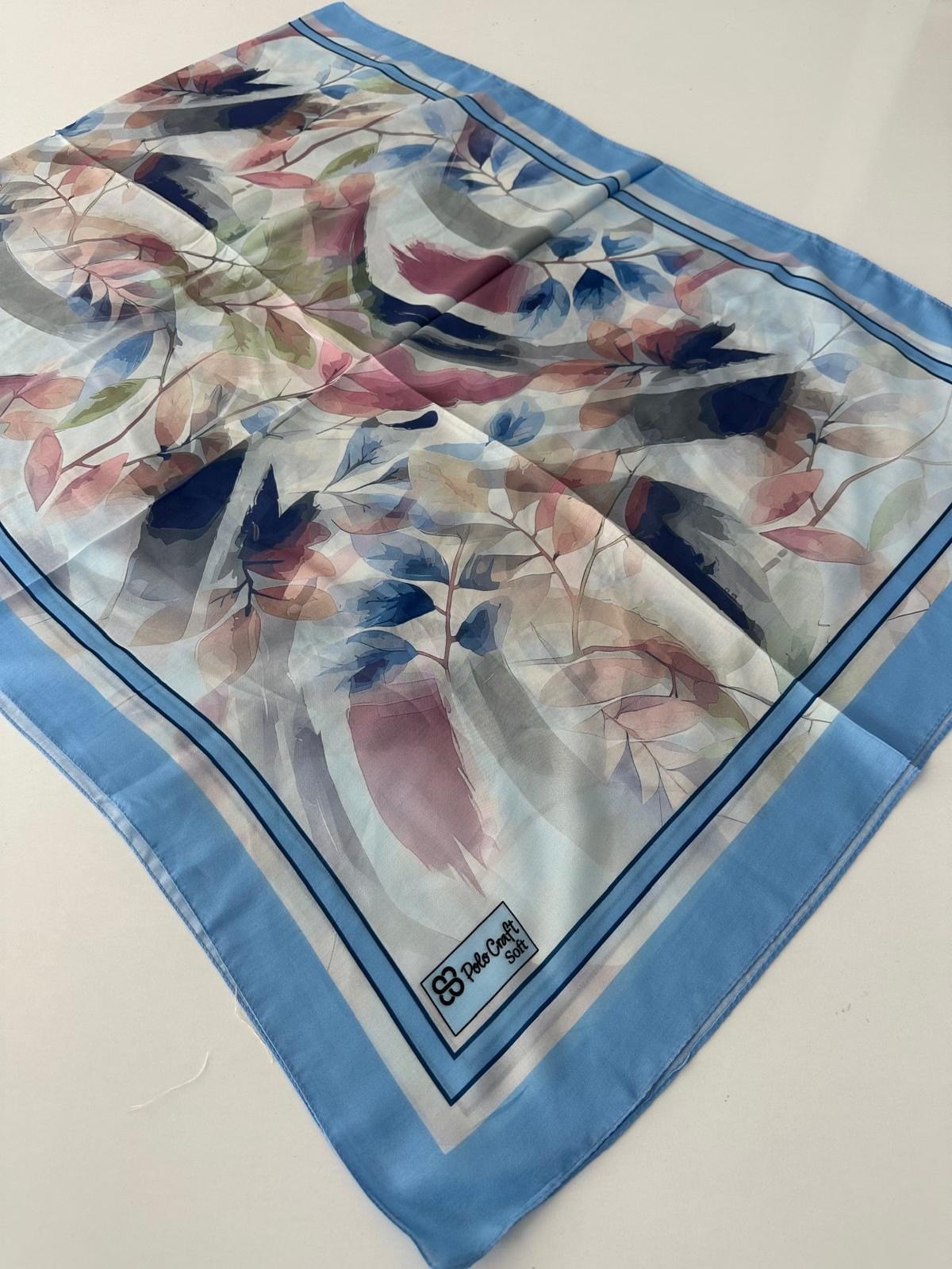 Polo Craft Soft Pamuklu Şal Mavi Serisi FZY0802