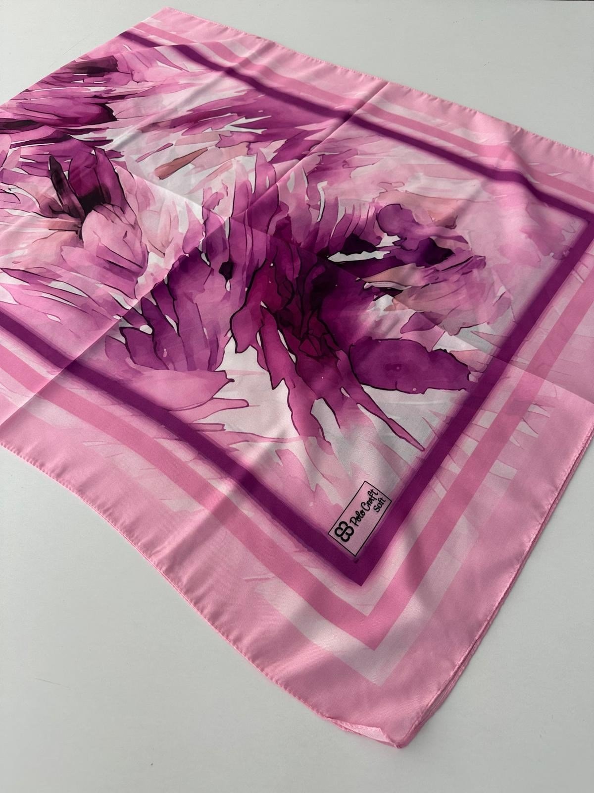 Polo Craft Soft Pamuklu Şal Pembe Serisi FZY1007