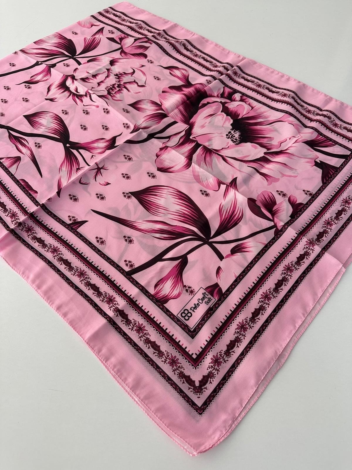 Polo Craft Soft Pamuklu Şal Pembe Serisi FZY1003