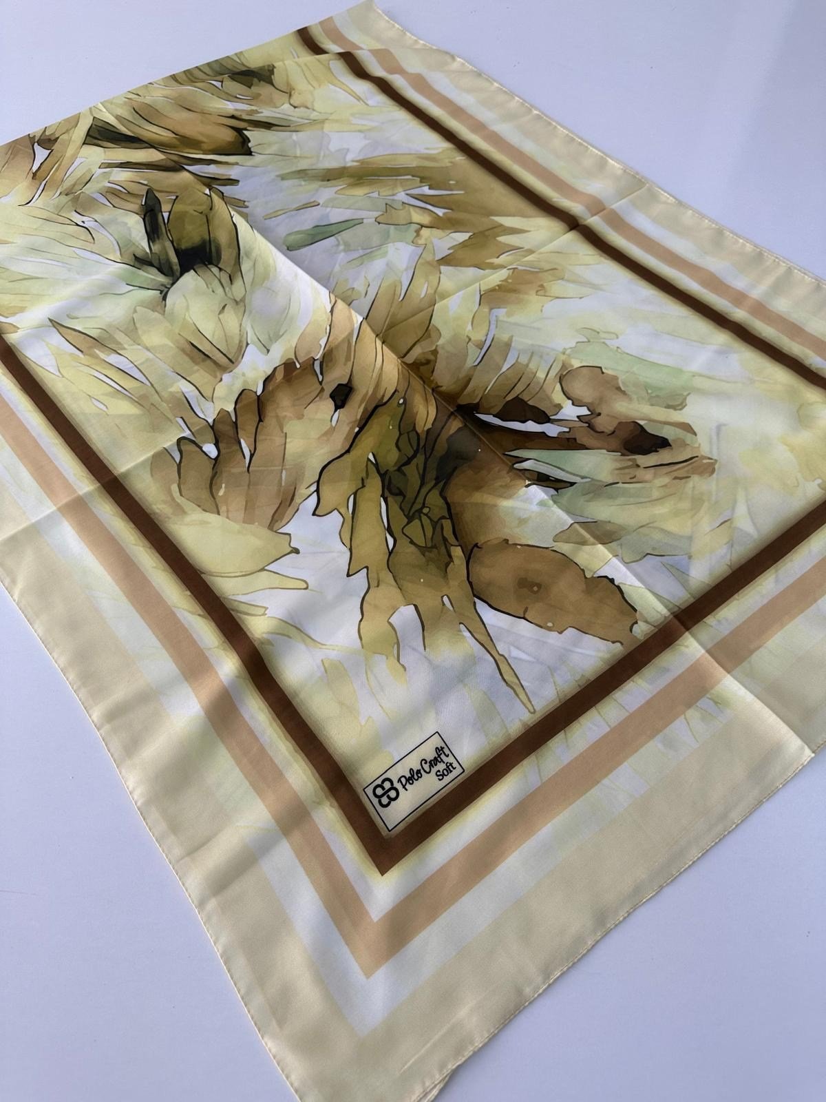 Polo Craft Soft Pamuklu Şal Sarı Serisi FZY0704