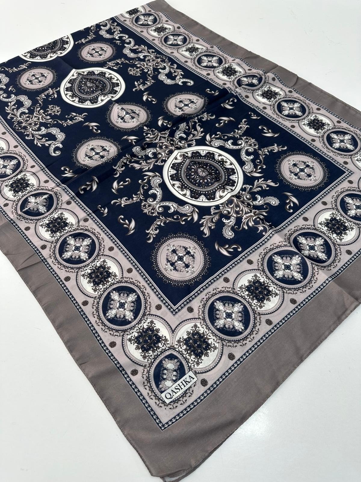 QASHKA Soft Pamuklu Şal Etro Desen LBD1324