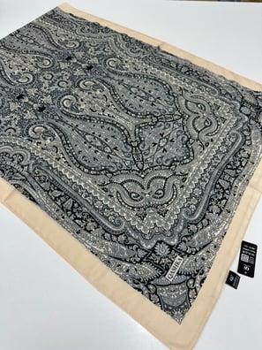 QASHKA Soft Pamuklu Şal Etro Desen LBD0902