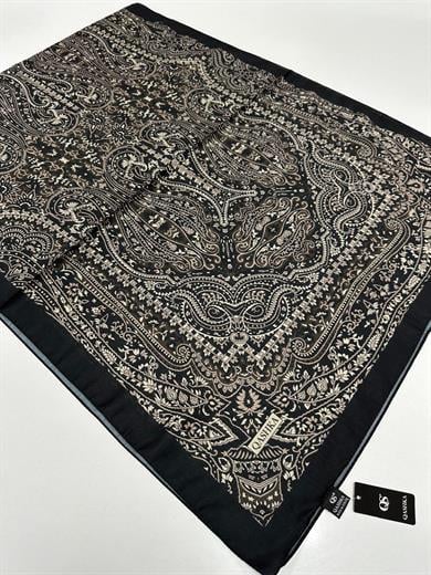 QASHKA Soft Pamuklu Şal Etro Desen LBD0907