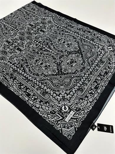QASHKA Soft Pamuklu Şal Etro Desen LBD0914