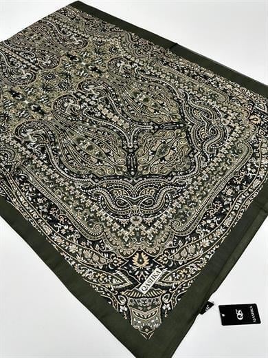 QASHKA Soft Pamuklu Şal Etro Desen LBD0915