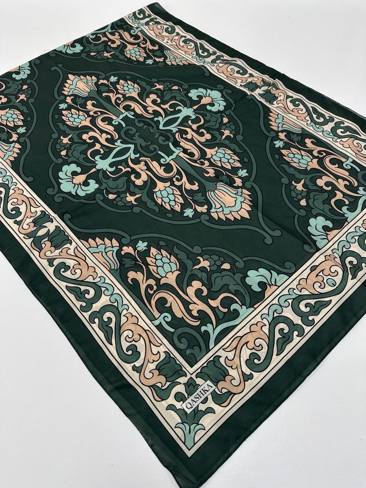 QASHKA Soft Pamuklu Şal Etro Desen LBD0708