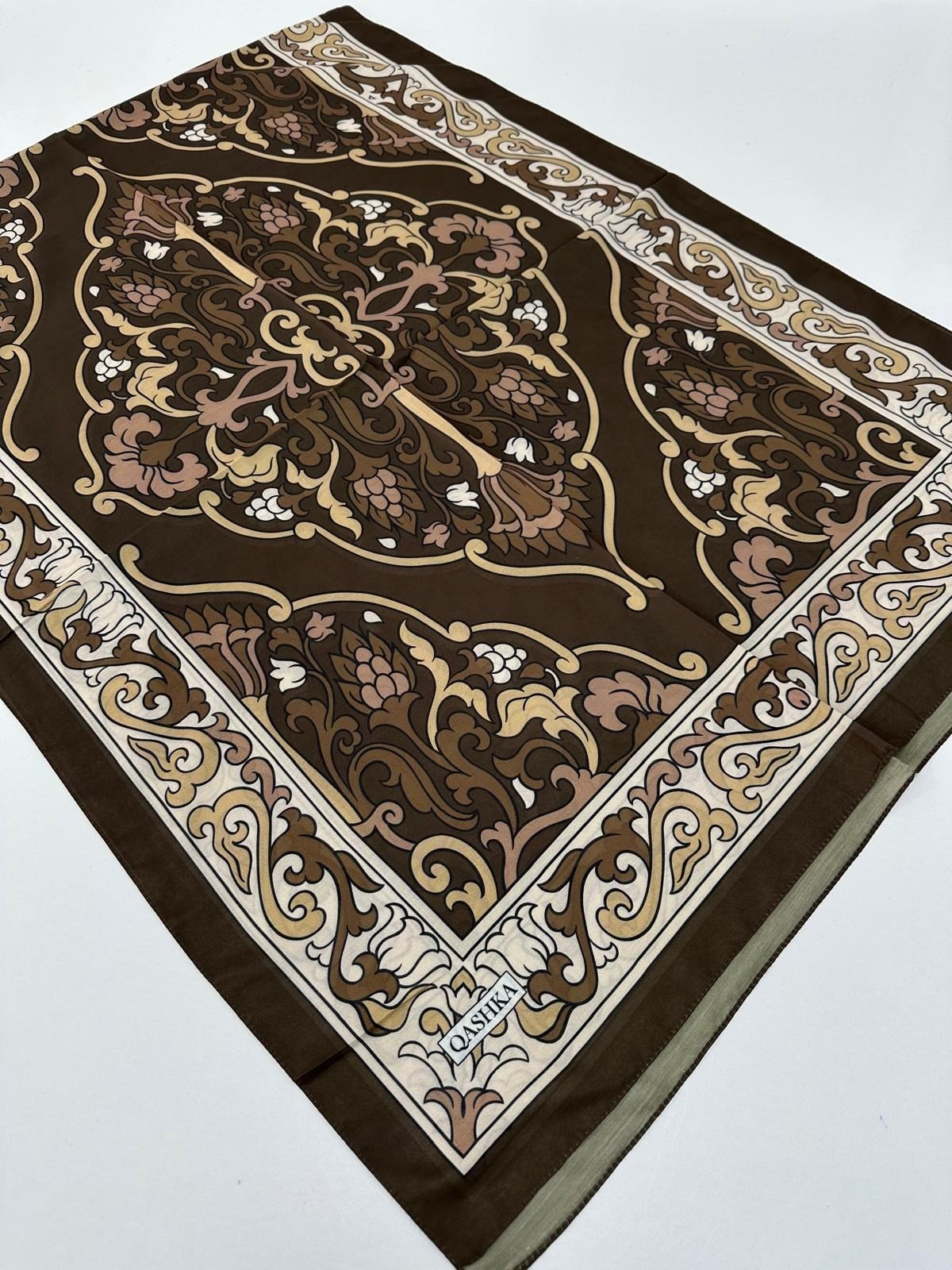 QASHKA Soft Pamuklu Şal Etro Desen LBD0707